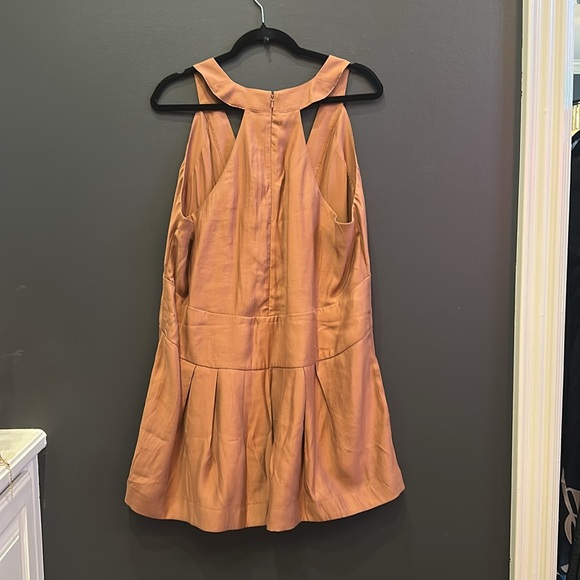 Anthropologie | BY ANTHROPOLOGIE SLEEVELESS V-NECK PINAFORE ROMPER | Large | NWT - Picture 6 of 11